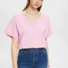 Edc By Esprit MIT V AUSSCHNITT - T-Shirt Basic - Lilac -Esprit be5402d0933349f9a70e41a12ae4c532