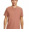 Edc By Esprit T-Shirt Basic - Dark Old Pink 1 Edc By Esprit T-Shirt Basic - Dark Old Pink -Esprit c043a18fbdc4475c9e1034d468bbbb96