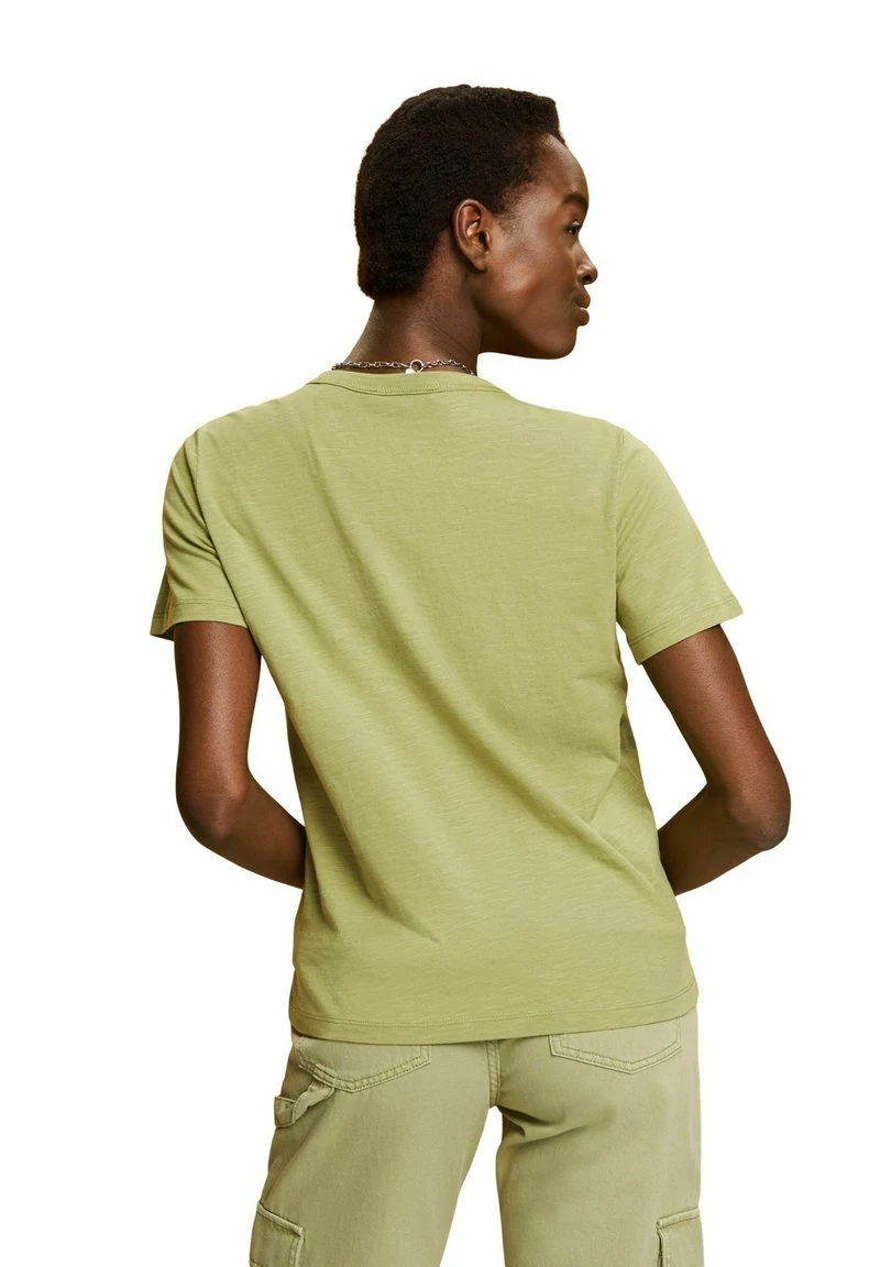 Edc By Esprit T-Shirt Basic - Pistachio Green 4 Edc By Esprit T-Shirt Basic - Pistachio Green – Bild 2