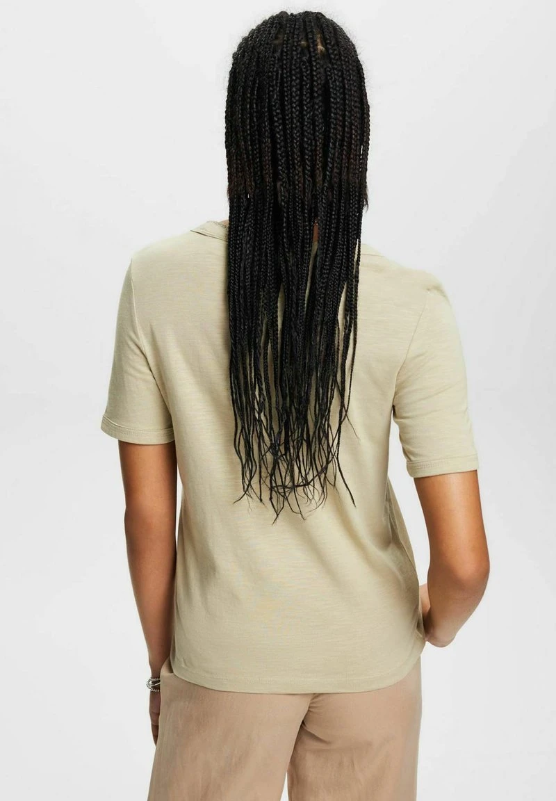 ESPRIT MIT U AUSSCHNITT - T-Shirt Basic - Dusty Green 5 ESPRIT MIT U AUSSCHNITT - T-Shirt Basic - Dusty Green – Bild 3