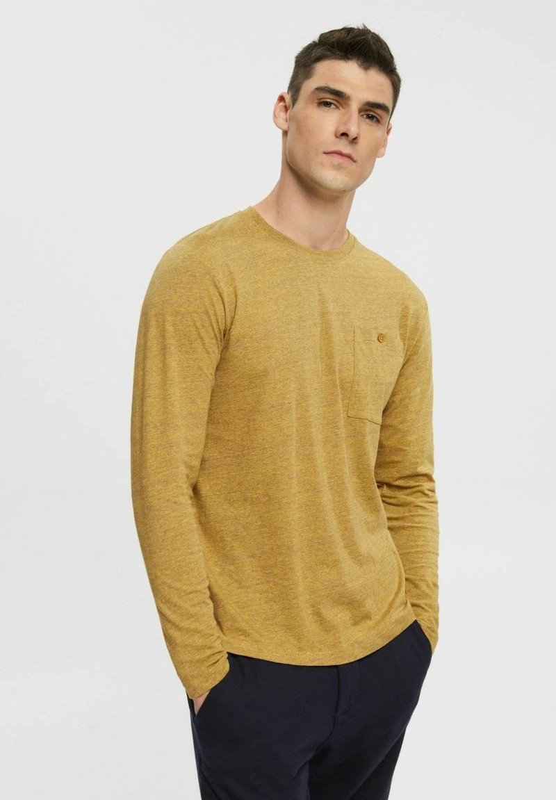 ESPRIT REGULAR FIT - Langarmshirt - Dusty Yellow 3 ESPRIT REGULAR FIT - Langarmshirt - Dusty Yellow