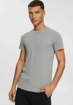 ESPRIT SLIM FIT - T-Shirt Basic - Medium Grey