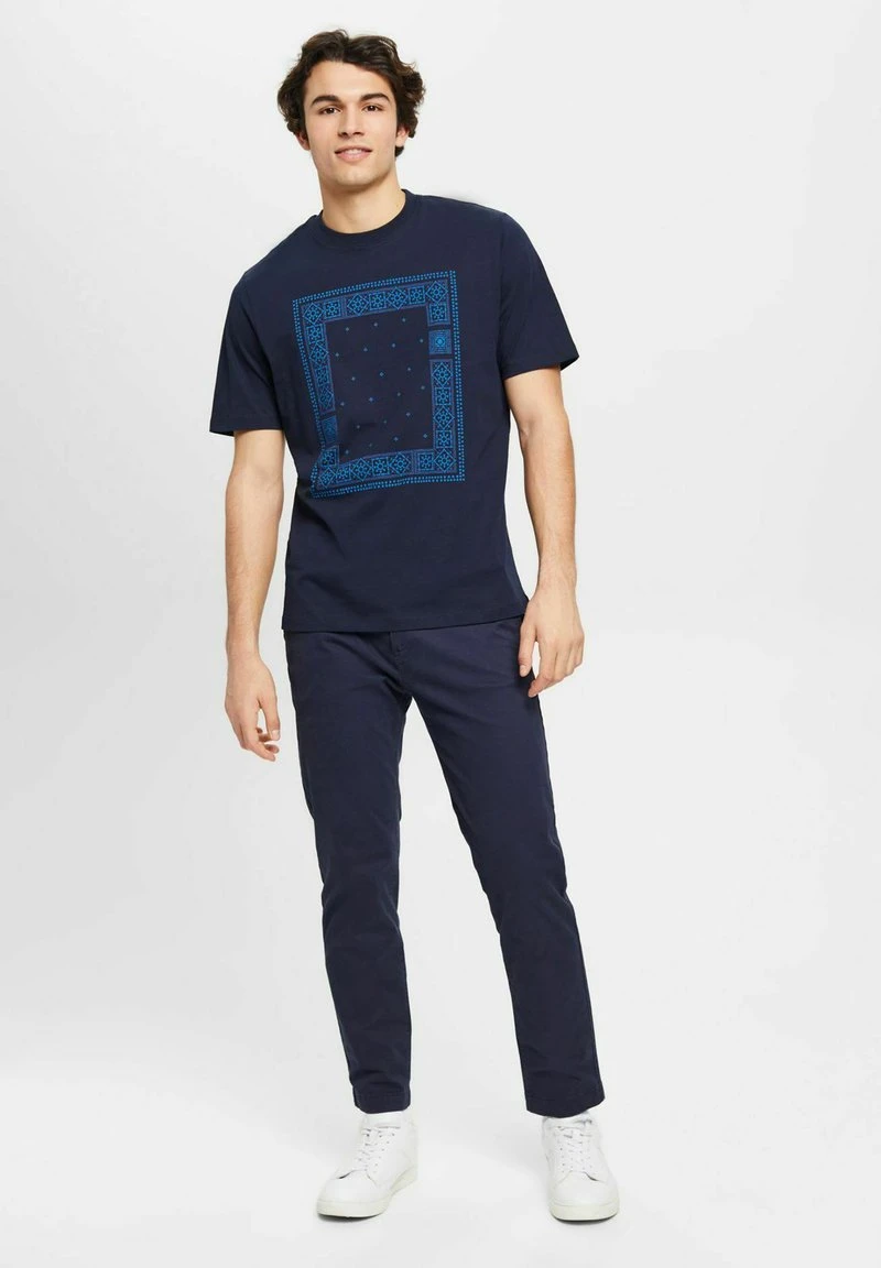 ESPRIT RELAXED FIT - T-Shirt Print - Navy 4 ESPRIT RELAXED FIT - T-Shirt Print - Navy – Bild 2