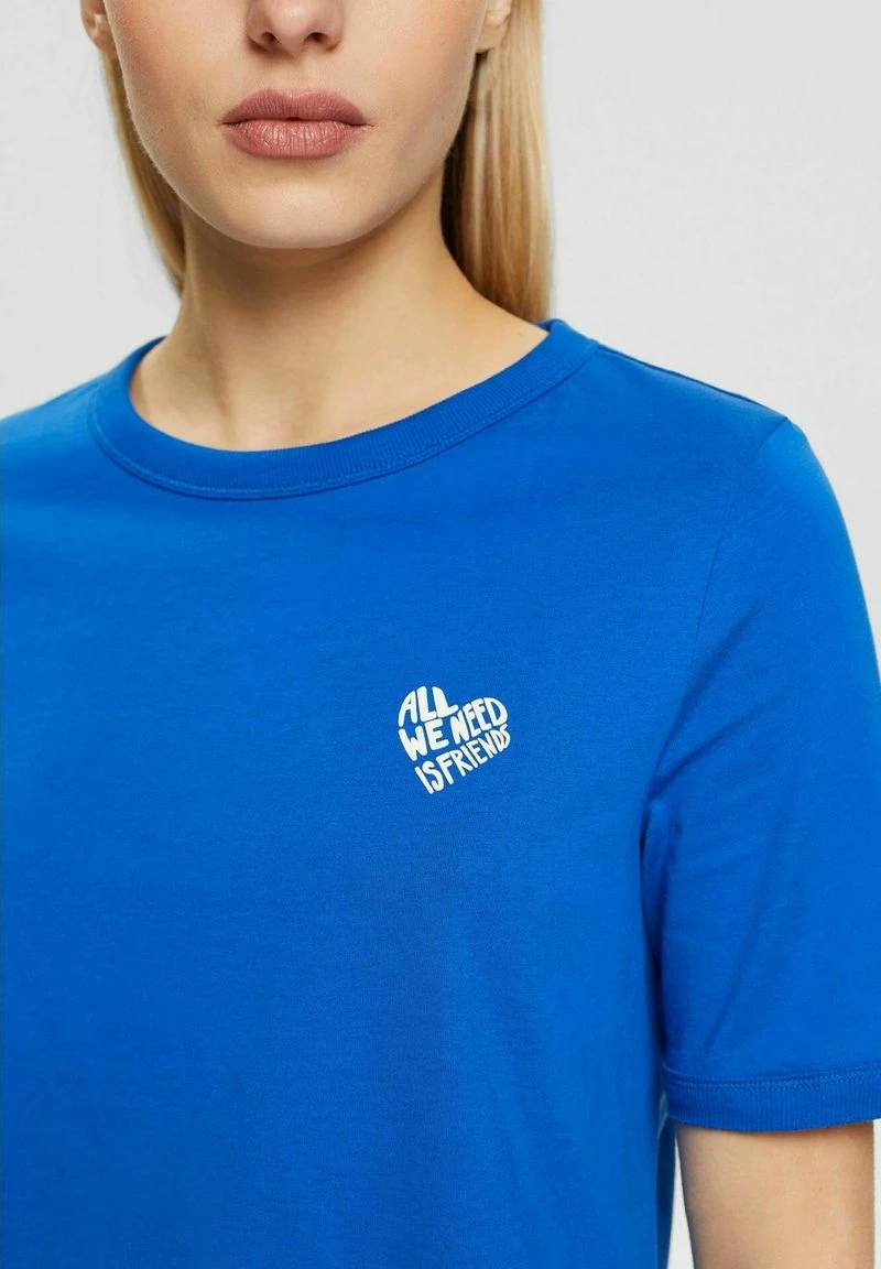 ESPRIT T-Shirt Basic - Blue 6 ESPRIT T-Shirt Basic - Blue – Bild 4