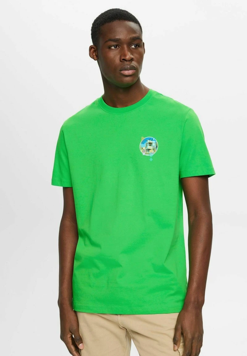 ESPRIT T-Shirt Print - Green 3 ESPRIT T-Shirt Print - Green