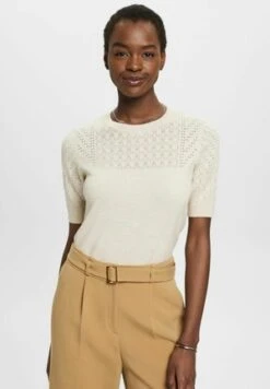 ESPRIT KURZÄRMELIGER MOULINÉ - T-Shirt Basic - Pastel Grey 13 ESPRIT KURZÄRMELIGER MOULINÉ - T-Shirt Basic - Pastel Grey -Esprit c92f70bb9b5f4e1fbd2d39c4228a99f1