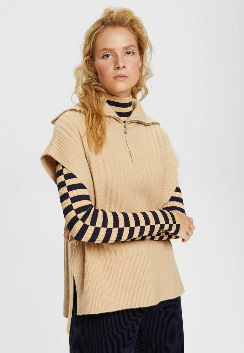 Edc By Esprit T-Shirt Print - Cream Beige 3 Edc By Esprit T-Shirt Print - Cream Beige