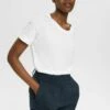 ESPRIT MIT TURN-UP-ÄRMELN - T-Shirt Basic - White 2 ESPRIT MIT TURN-UP-ÄRMELN - T-Shirt Basic - White -Esprit ccee7185da8a4283bbfa6420d9c6b23d