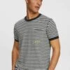 ESPRIT MIT STREIFEN - T-Shirt Print - Black 1 ESPRIT MIT STREIFEN - T-Shirt Print - Black -Esprit ccf15e3842c148ec92ca53c0fad925ca