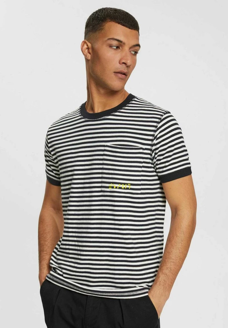 ESPRIT MIT STREIFEN - T-Shirt Print - Black 3 ESPRIT MIT STREIFEN - T-Shirt Print - Black