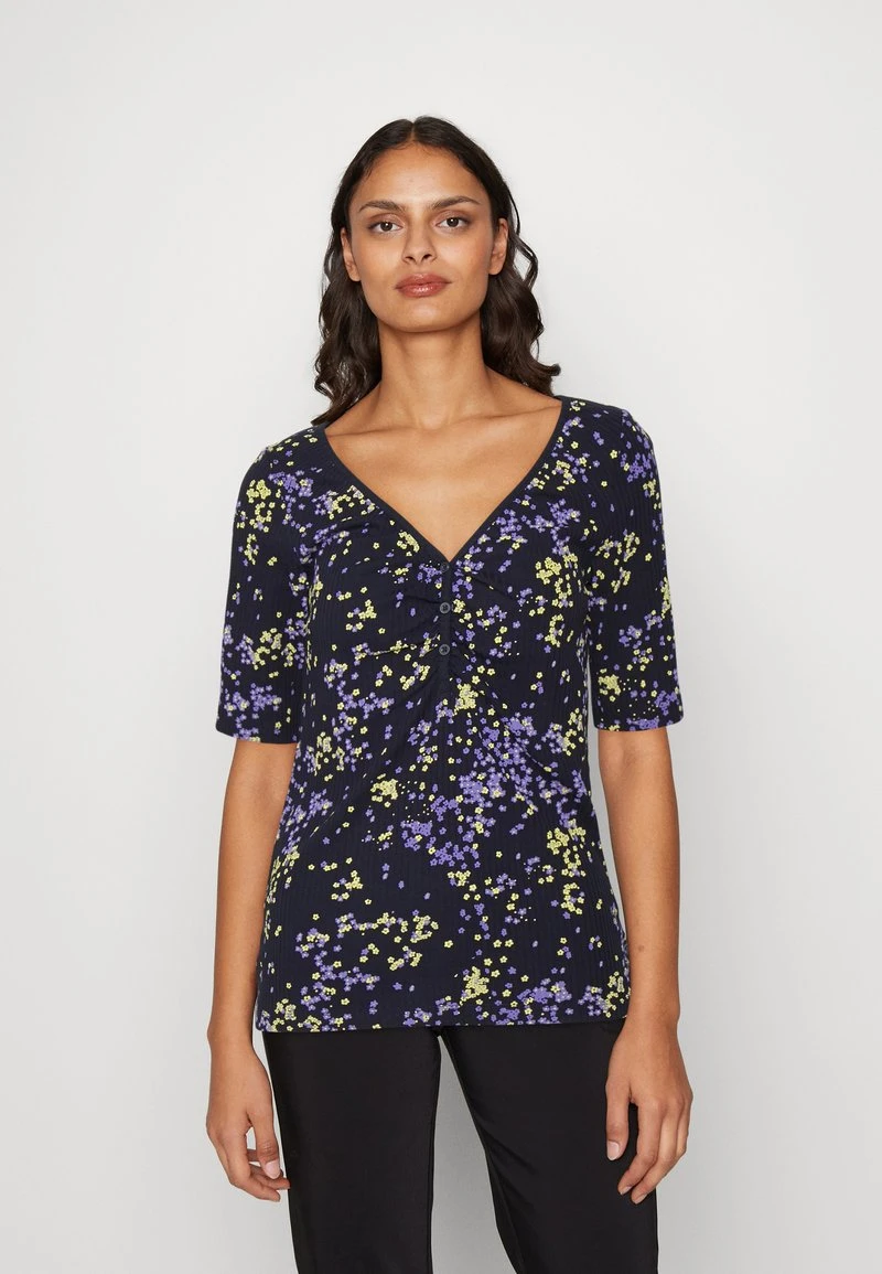 Edc By Esprit HANLEY - T-Shirt Print - Navy 3 Edc By Esprit HANLEY - T-Shirt Print - Navy