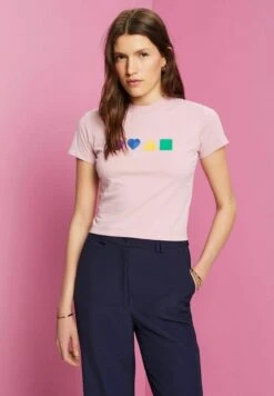 ESPRIT MIT GEOMETRISCHEM - T-Shirt Print - Pink -Esprit d368d5b4c04d4e179e6009420aab5329