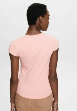 ESPRIT MIT RUNDHALSAUSSCHNITT - T-Shirt Basic - Pink 10 ESPRIT MIT RUNDHALSAUSSCHNITT - T-Shirt Basic - Pink -Esprit d3ab69e3bf2c49efbca2063c712befaa
