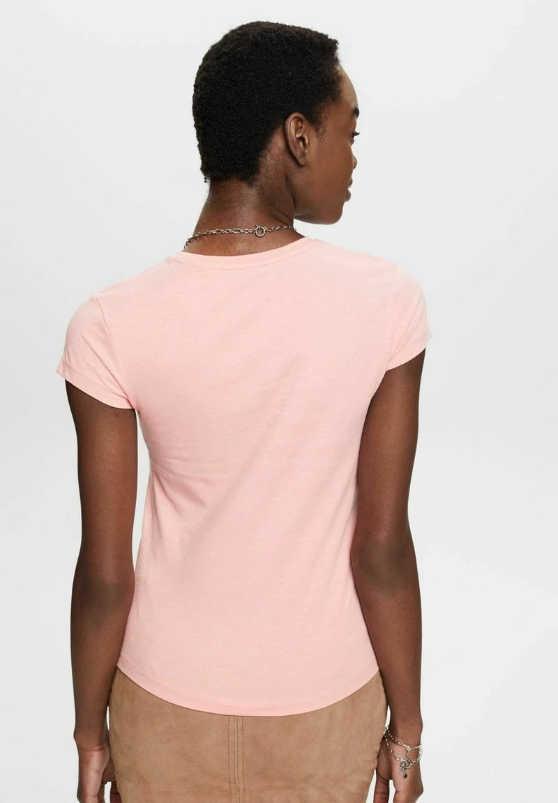 ESPRIT MIT RUNDHALSAUSSCHNITT - T-Shirt Basic - Pink 5 ESPRIT MIT RUNDHALSAUSSCHNITT - T-Shirt Basic - Pink – Bild 3