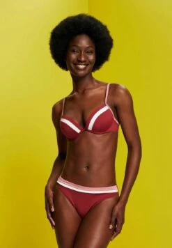 ESPRIT TAYRONA PAR PADDED PLUNGE - Bikini-Top - Dark Red 10 ESPRIT TAYRONA PAR PADDED PLUNGE - Bikini-Top - Dark Red -Esprit da28404139fb43e980ab57693f90e283