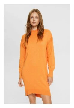 ESPRIT MOCKNECK DRESS - Strickkleid - Golden Orange