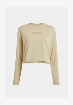 ESPRIT MIT LOGO AUS GLITZERSTEINCHEN - Langarmshirt - Light Taupe -Esprit dbb7203d488a41b79881d8fcff07c6b5