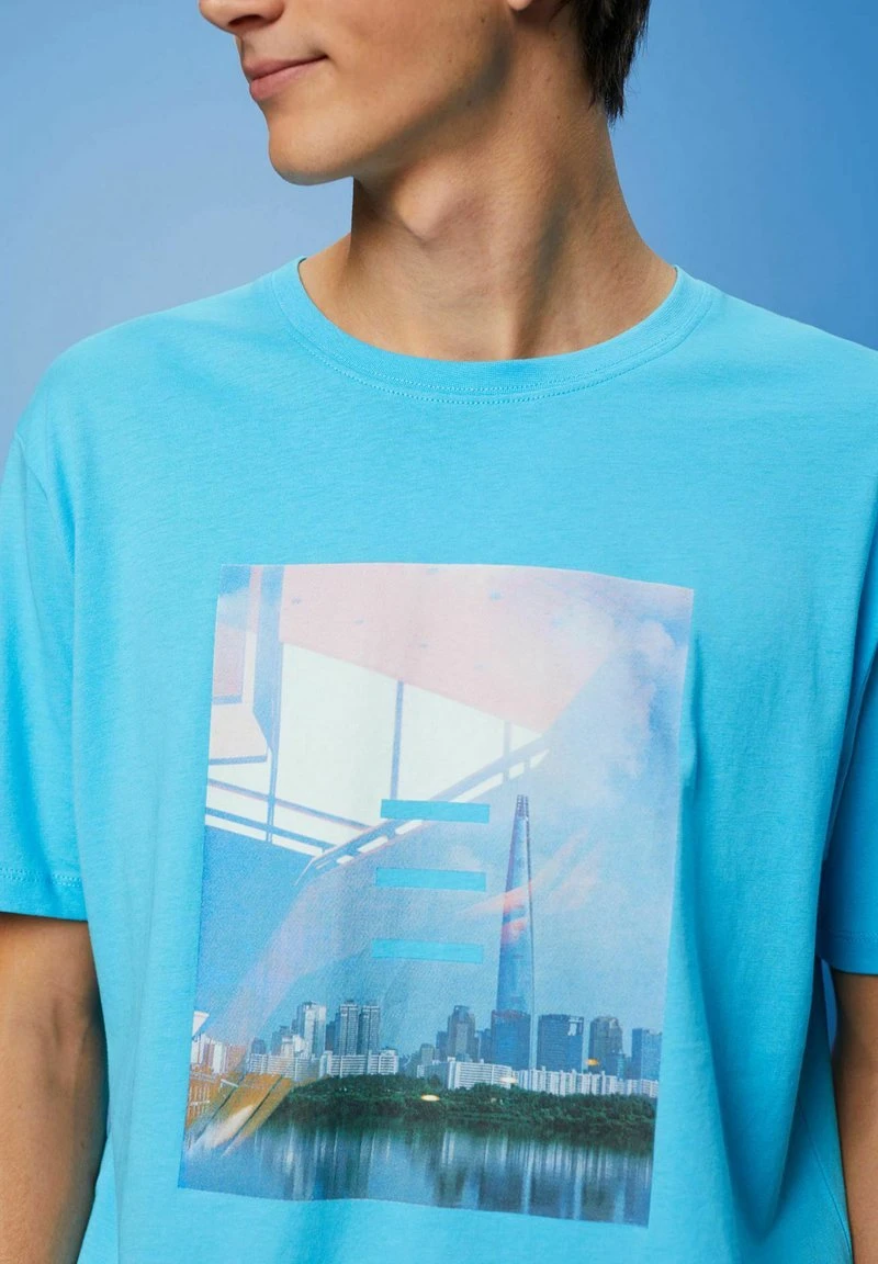 ESPRIT MIT PRINT - T-Shirt Print - Turquoise 8 ESPRIT MIT PRINT - T-Shirt Print - Turquoise – Bild 6
