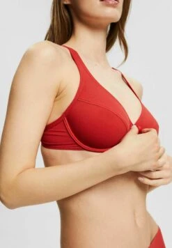 ESPRIT UNWATTIERTER - Bikini-Top - Red 11 ESPRIT UNWATTIERTER - Bikini-Top - Red -Esprit dbde4644601c445d8184a4a772d40e62