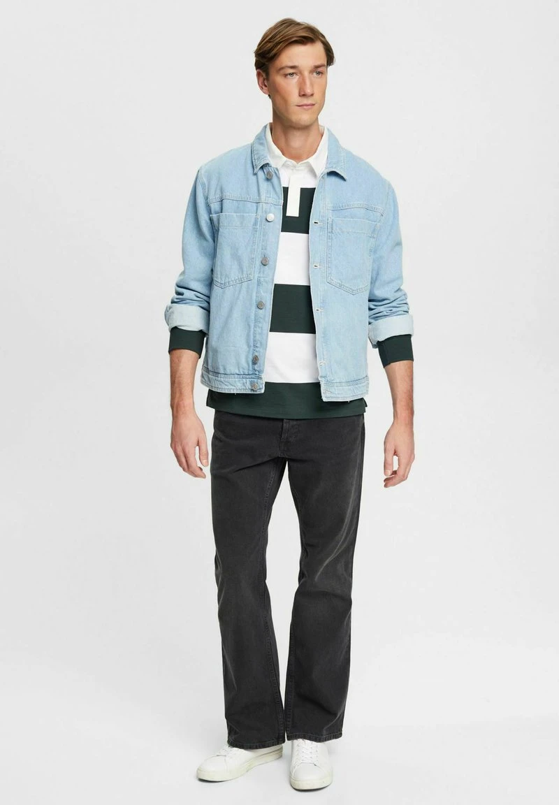 ESPRIT MIT STREIFEN - Poloshirt - Dark Teal Green 4 ESPRIT MIT STREIFEN - Poloshirt - Dark Teal Green – Bild 2