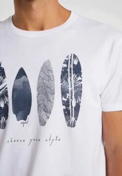 ESPRIT FEATHER - T-Shirt Print - White 12 ESPRIT FEATHER - T-Shirt Print - White -Esprit de3a6bea055f43d7a30d9e726c3a8bd5