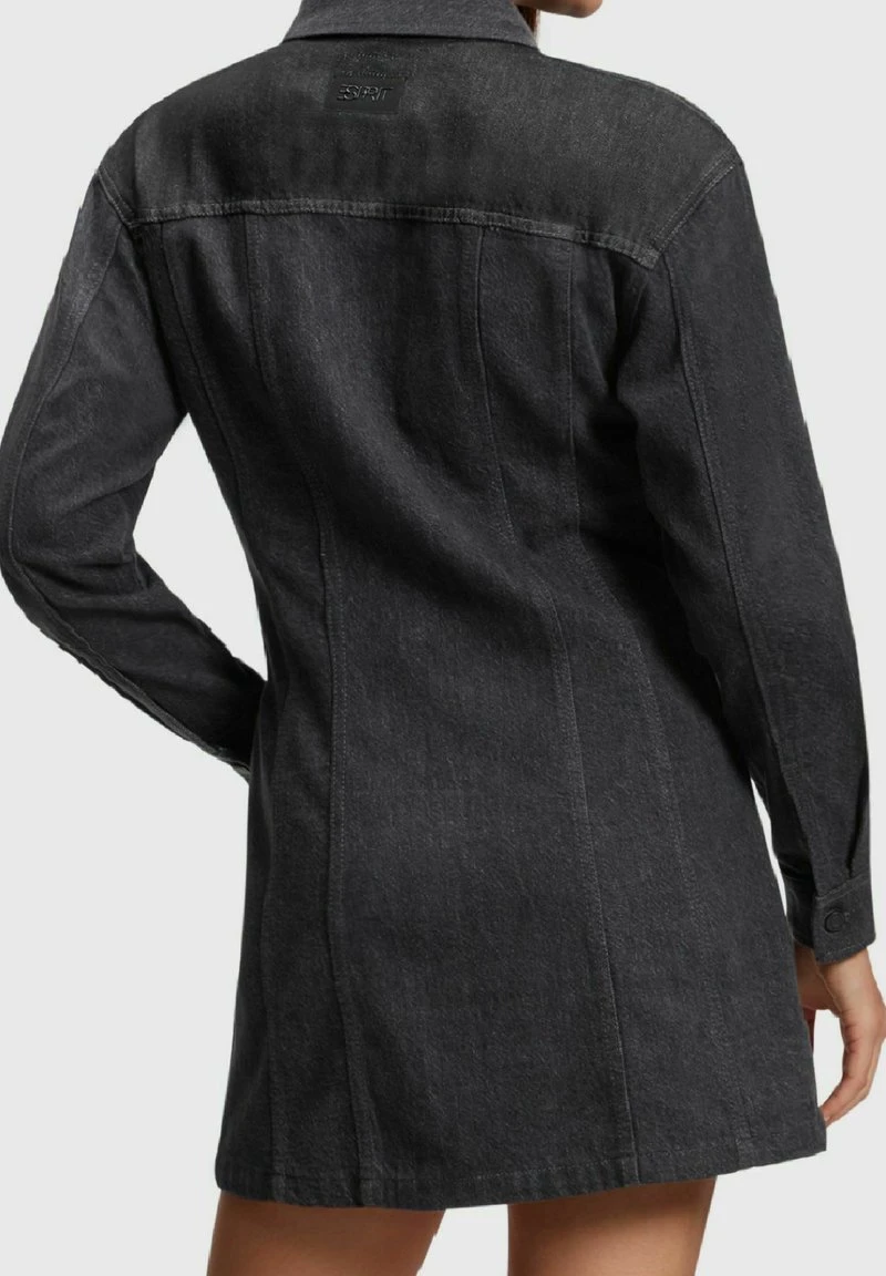 ESPRIT TRUCKER STYLE - Jeanskleid - Black Medium Wash 4 ESPRIT TRUCKER STYLE - Jeanskleid - Black Medium Wash – Bild 2