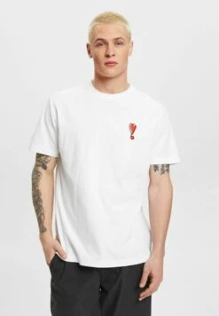 ESPRIT HERZMOTIV - T-Shirt Print - White