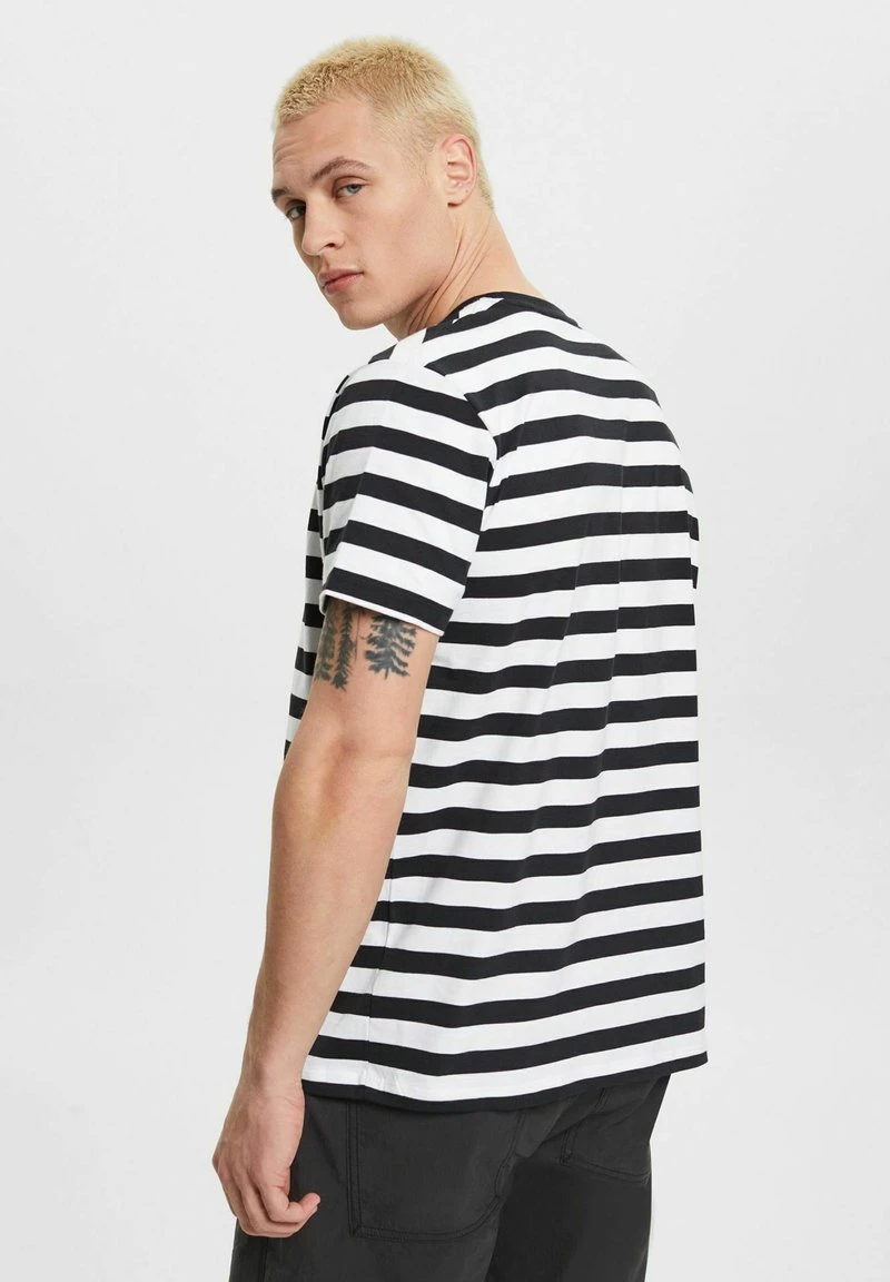 ESPRIT GESTREIFTES - T-Shirt Print - Black 5 ESPRIT GESTREIFTES - T-Shirt Print - Black – Bild 3