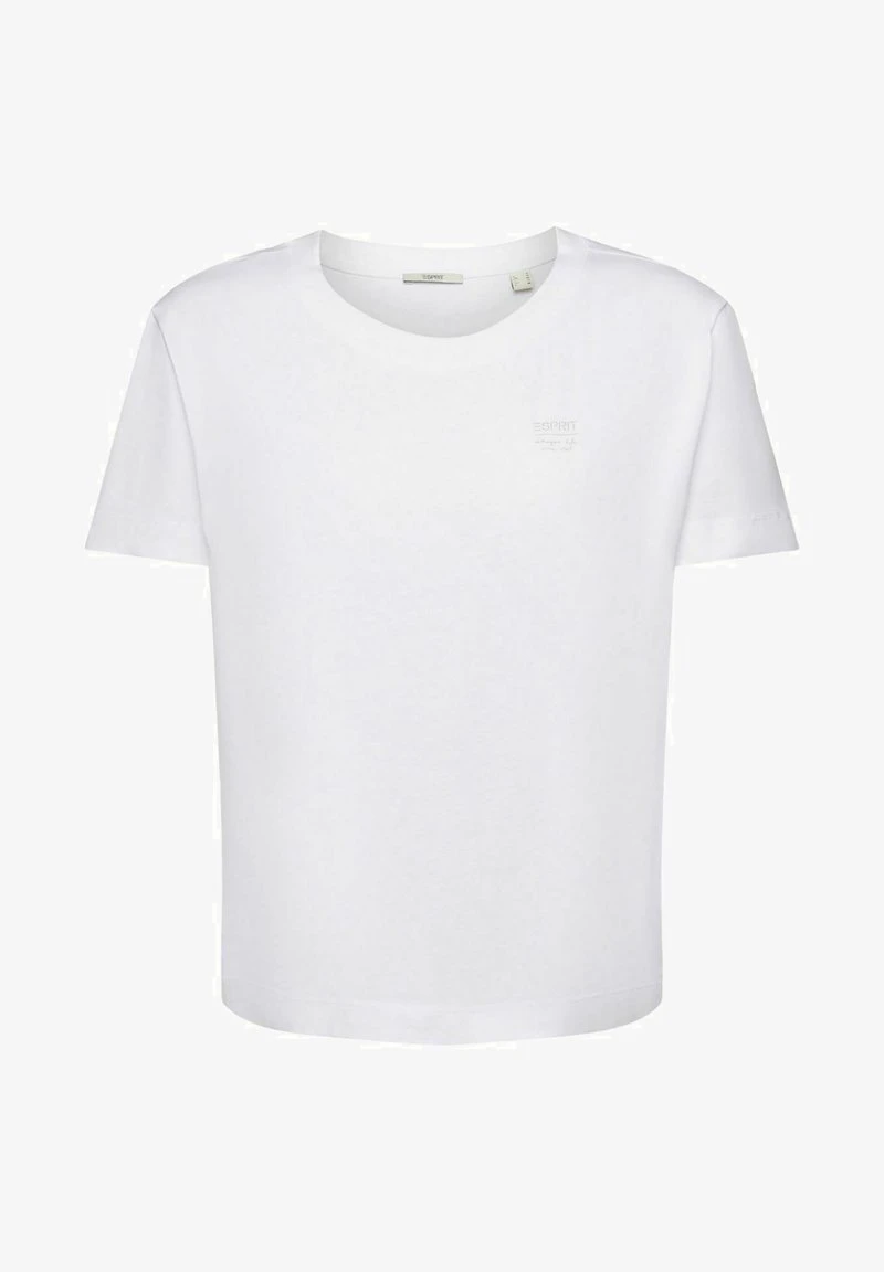 ESPRIT MIT LOGO-PRINT - T-Shirt Basic - White 8 ESPRIT MIT LOGO-PRINT - T-Shirt Basic - White – Bild 6
