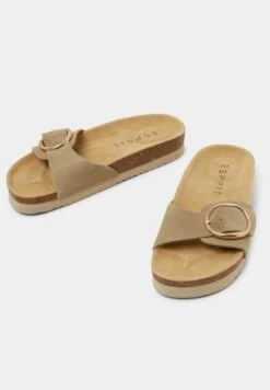 ESPRIT MIT SCHNALLE - Pantolette Flach - Light Beige -Esprit e373157510f440a4b2780762522e846d