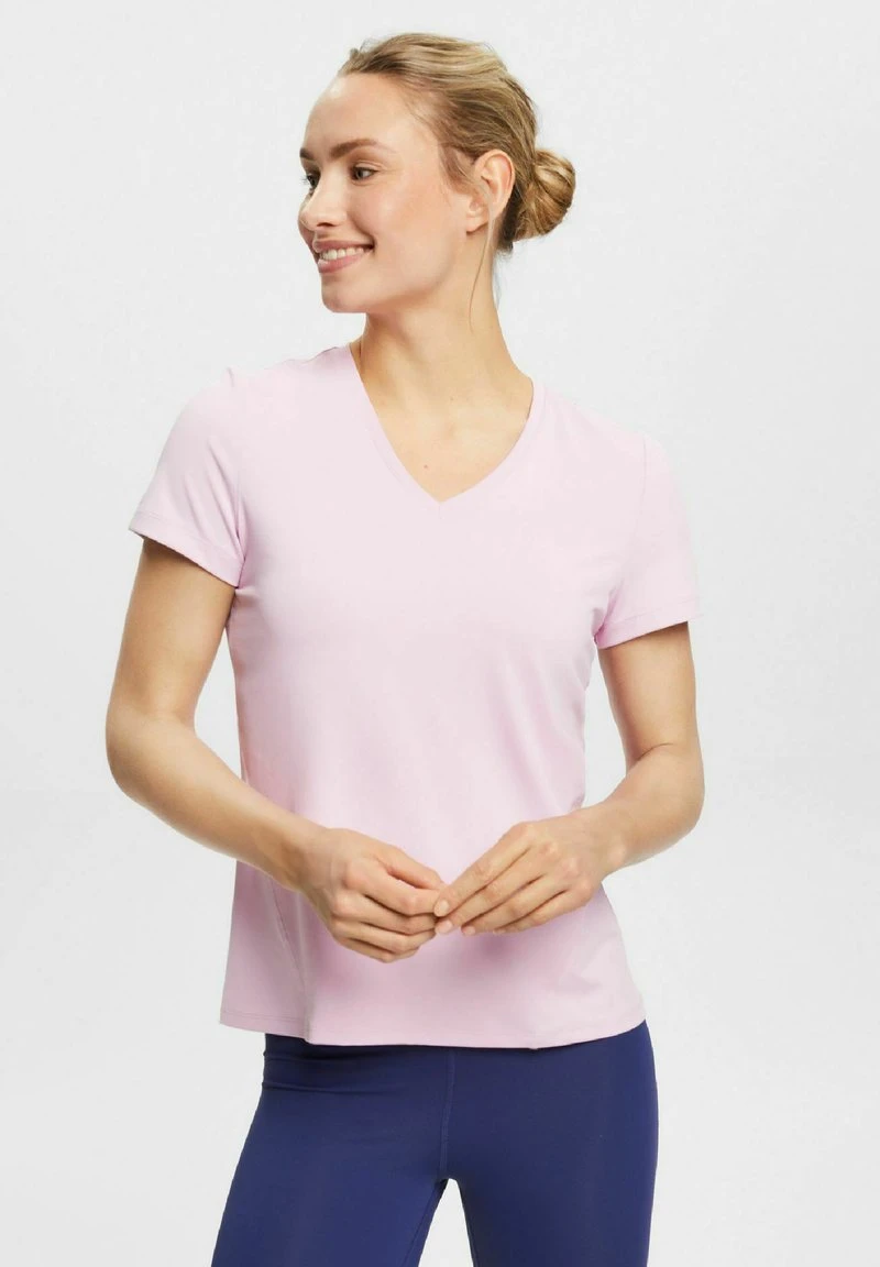 ACTIVE MIT V AUSSCHNITT - T-Shirt Basic - Lilac 3 ACTIVE MIT V AUSSCHNITT - T-Shirt Basic - Lilac