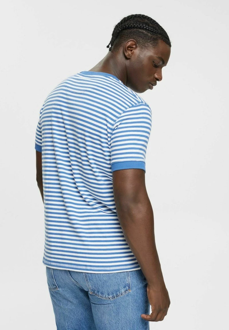 ESPRIT MIT STREIFEN - T-Shirt Print - Blue 5 ESPRIT MIT STREIFEN - T-Shirt Print - Blue – Bild 3