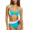 ESPRIT MIT HOHEM BUND IM COLOUR BLOCK-DESIGN - Bikini-Hose - Teal Green 2 ESPRIT MIT HOHEM BUND IM COLOUR BLOCK-DESIGN - Bikini-Hose - Teal Green -Esprit e49d7c5c02c3451a84a293fe05c3983f