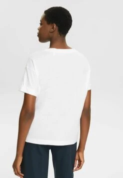 ESPRIT MIT TURN-UP-ÄRMELN - T-Shirt Basic - White 10 ESPRIT MIT TURN-UP-ÄRMELN - T-Shirt Basic - White -Esprit e6324e550f044956a1936b7901804fe4