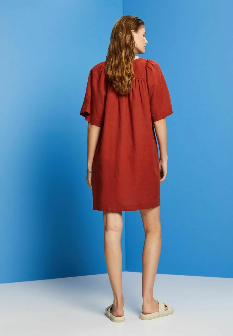 ESPRIT REGULAR FIT - Freizeitkleid - Terracotta New 7 ESPRIT REGULAR FIT - Freizeitkleid - Terracotta New – Bild 5