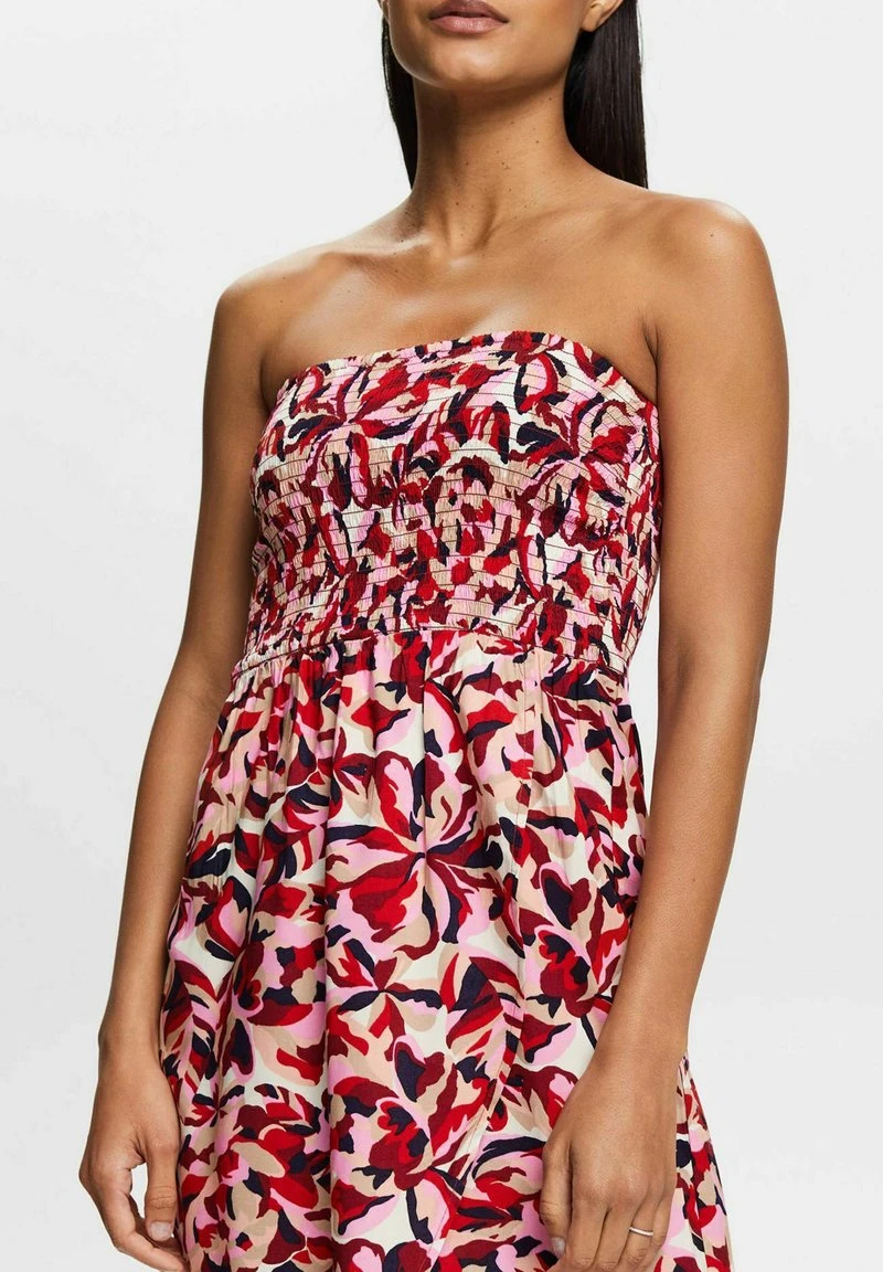 ESPRIT GESMOKTES MINI SCHLA - Freizeitkleid - Dark Red 6 ESPRIT GESMOKTES MINI SCHLA - Freizeitkleid - Dark Red – Bild 4