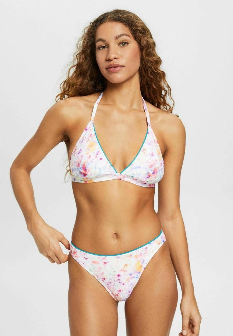 ESPRIT WATTIERTES NECKHOLDER MIT FLORALEM PRINT - Bikini-Top - Teal Blue 3 ESPRIT WATTIERTES NECKHOLDER MIT FLORALEM PRINT - Bikini-Top - Teal Blue