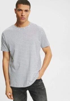 ESPRIT MIT STREIFENMUSTER - T-Shirt Print - White 13 ESPRIT MIT STREIFENMUSTER - T-Shirt Print - White -Esprit ed09970852fe4899add1bb3fbdc44f43