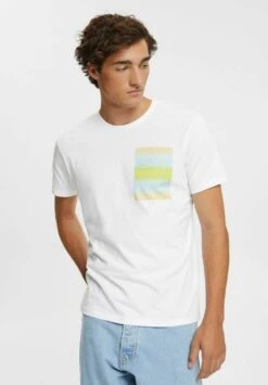 Edc By Esprit REGULAR FIT - T-Shirt Print - New White