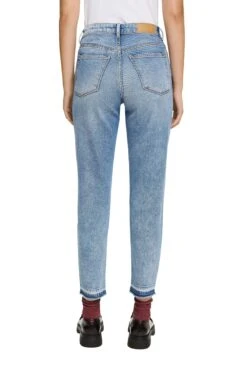 Edc By Esprit Destroyed-Jeans Im Mom-Fit Blue Medium Washed -Esprit edc by esprit destroyed jeans im mom fit blue medium washed 2