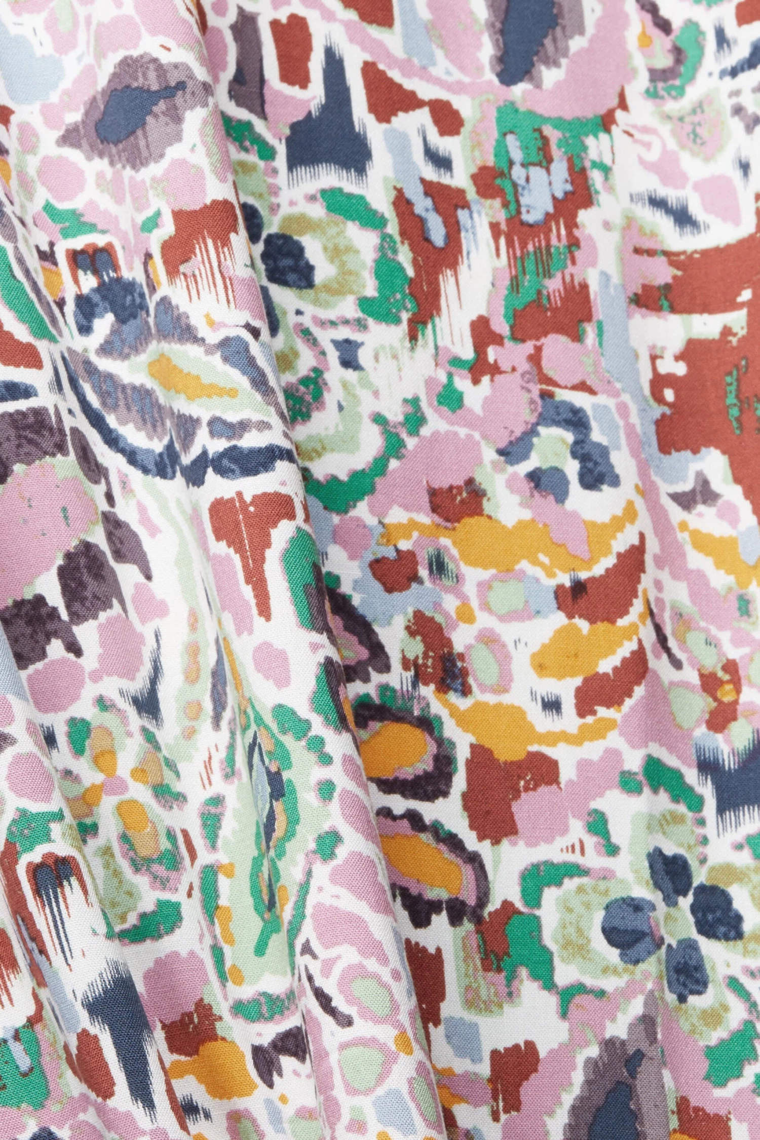 Edc By Esprit Gemustertes Midikleid Green 6 Edc By Esprit Gemustertes Midikleid Green – Bild 4