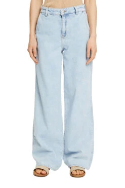Edc By Esprit Jeans Mit Weitem Bein Blue Light Washed -Esprit edc by esprit jeans mit weitem bein blue light washed 1