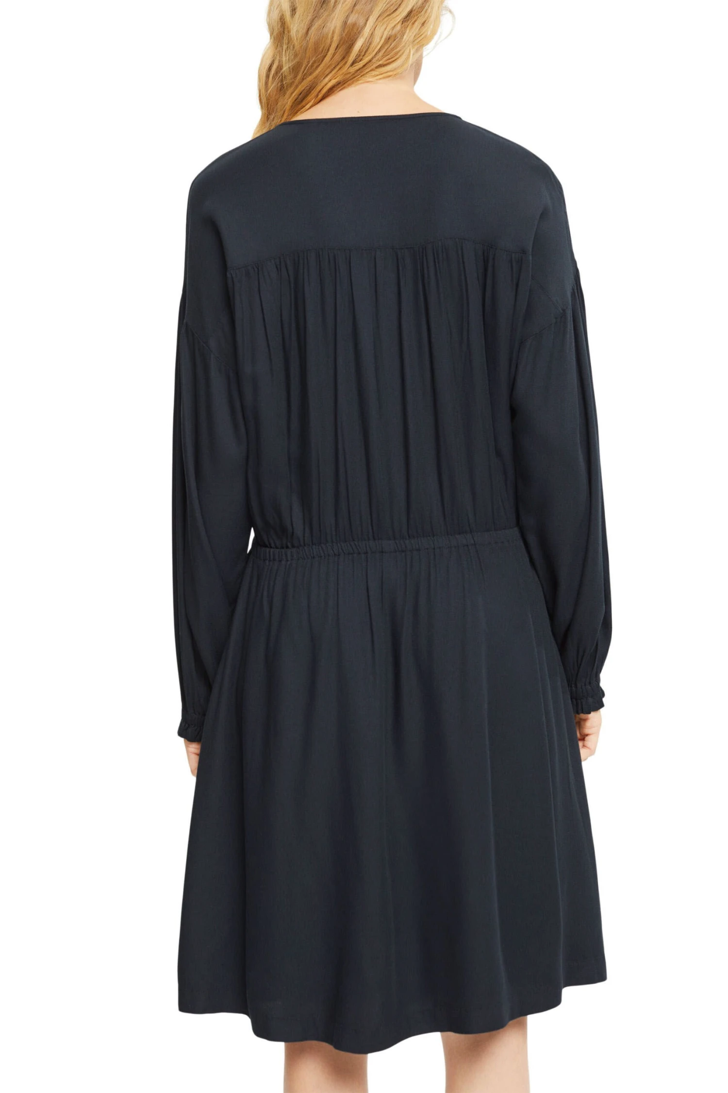 Edc By Esprit Kleid Mit Elastischem Taillenbund Black 5 Edc By Esprit Kleid Mit Elastischem Taillenbund Black – Bild 3