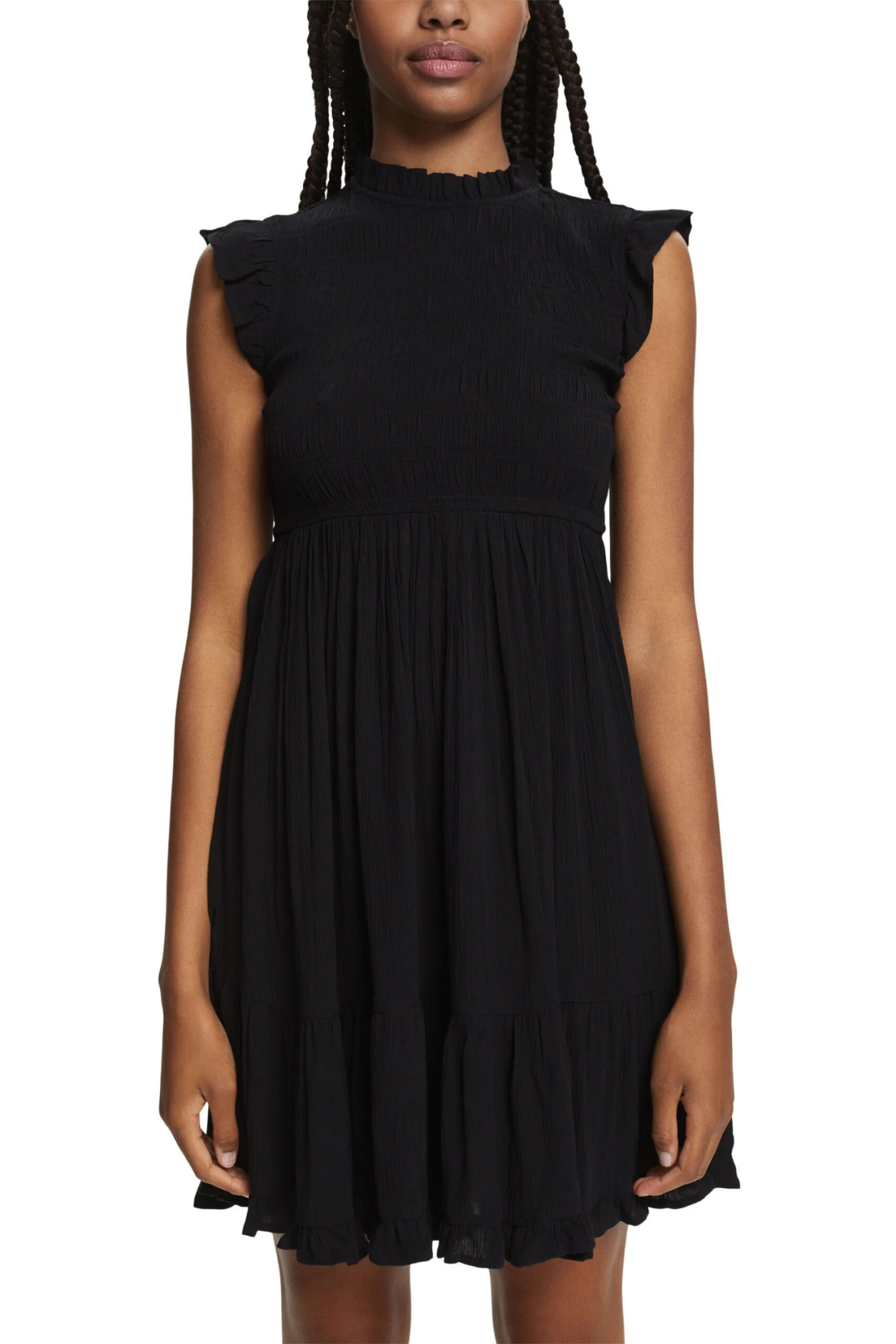 Edc By Esprit Minikleid Mit Volantsaum Black 4 Edc By Esprit Minikleid Mit Volantsaum Black – Bild 2