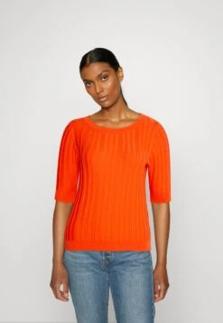 ESPRIT FITTE - T-Shirt Print - Orange Red