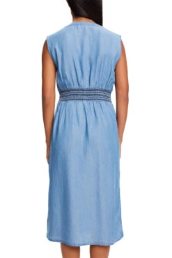 ESPRIT Ärmelloses Midikleid In Jeansoptik Blue Medium Washed -Esprit esprit armelloses midikleid in jeansoptik blue medium washed 2