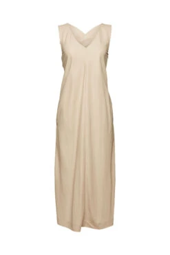 ESPRIT Ärmelloses Midikleid Light Taupe