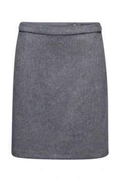 ESPRIT Eleganter A-Linien-Rock Dark Grey