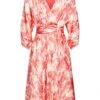 ESPRIT Floral Gemustertes Kleid Red -Esprit esprit floral gemustertes kleid red