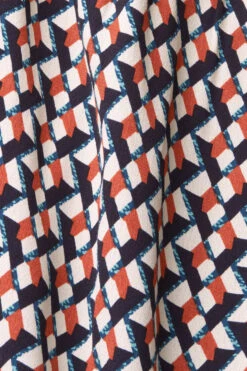 ESPRIT Gemustertes Hemdblusenkleid Navy -Esprit esprit gemustertes hemdblusenkleid navy 3